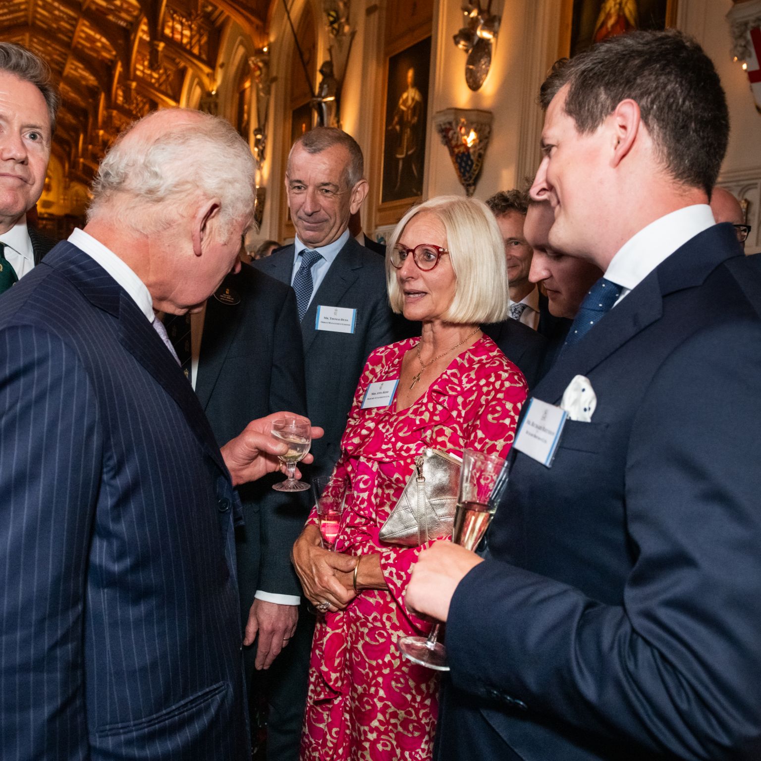 Anna Kidd, MD of Harford Attachments, meets the HRH King Charles III to receive prestigious award